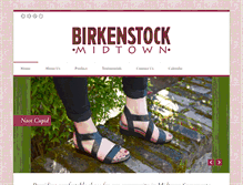 Tablet Screenshot of birkenstockmidtown.com